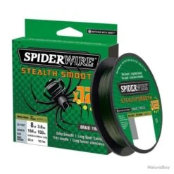 DP23 - Tresse SpiderWire Stealth Smooth 12 - Vert 150m 0.19mm 18kg