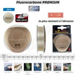 FLUOROCARBONE PREMIUM ASSO 0.60 Mm