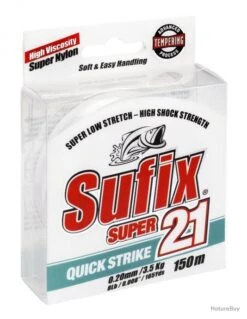 Fluorocarbone Sufix Super 21 Clear 150m Ø 40/100