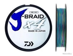 J-Braid X 4 300 M Multicolore Tresse Daiwa Ø 33/100 / # PE 5.0 / 22.4 Kg / 50 Lb