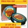 LOT DE 2 BOBINES DE FIL Nylon WATER KING Antistatique Casting Bleu De 150m Ø 35 10.3 KG Soit 300 M -Abu Magasin 00001 LOT DE 2 BOBINES DE FIL Nylon WATER KING antistatique casting bleu de 150m O 35 10.3 KG soit 300 M