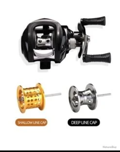 Moulinet Casting Droitier D'excellente Qualité Avec De Bobine De Remplissage Avec Capacité Différent