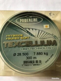 Nylon 300 M Diam 28,5 7,880 Kg Texcellium Powerline Pêche CARNASSIER