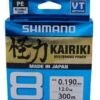 Tresse Shimano Kairiki 8 300m Steel Grey 16/100 -Abu Magasin 00001 Tresse Shimano Kairiki 8 300m Steel Grey 16 100
