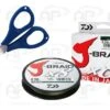 Tresse Daiwa J-Braid Grand X8 + Ciseau Offert Dark Green 135m 0.22mm -Abu Magasin 00002 Tresse Daiwa J Braid Grand X8 Ciseau Offert Dark Green 135m 0.22mm