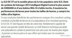 SLX XT DC 71 XG Moulinet Casting Manivelle A Gauche Shimano -Abu Magasin 00003 SLX XT DC 71 XG Moulinet Casting Manivelle A Gauche Shimano