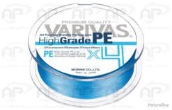 Tresse Varivas HighGrade PE X4 Bleu 0,16mm 150 M 18 Lb