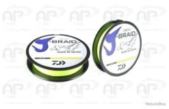 Tresse Daiwa J Braid X4 Jaune 0,07mm 135m 2,6kg