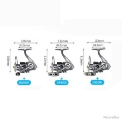 Moulinet De Pêche à Tambour Fixe Série 5000 Ultraléger 15kg Pour La Pêche Au Poisson Rivière Ou Mer -Abu Magasin 00005 Moulinet de Peche a Tambour Fixe Serie 5000 Ultraleger 15kg pour la Peche au Poisson Riviere ou Mer