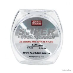 Fluorocarbone Asso "super Fluorocarbon" - Bobine De 50 M Diam. 30/100 -Abu Magasin 00008 FLUOROCARBONE ASSO SUPER FLUOROCARBON Bobine de 50 m diam. 30 100