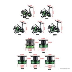 Moulinet De Pêche 4000 5.2:1 Carnassiers, Mer, Surfcasting M28 -Abu Magasin 00012 Moulinet de peche 4000 5.2 1 carnassiers mer surfcasting M28