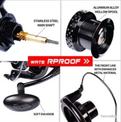 Moulinet De Pêche Carnassiers, Mer, Surfcasting 7000 M4 -Abu Magasin 00023 Moulinet de peche carnassiers mer surfcasting 7000 M4