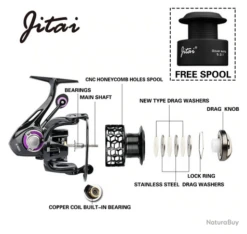 Moulinet De Pêche 2000 5.2:1 Carnassiers, Mer, Surfcasting M25 3 Couleurs Disponibles ! -Abu Magasin 00030 Moulinet de peche 2000 5.2 1 carnassiers mer surfcasting M25 3 couleurs disponibles